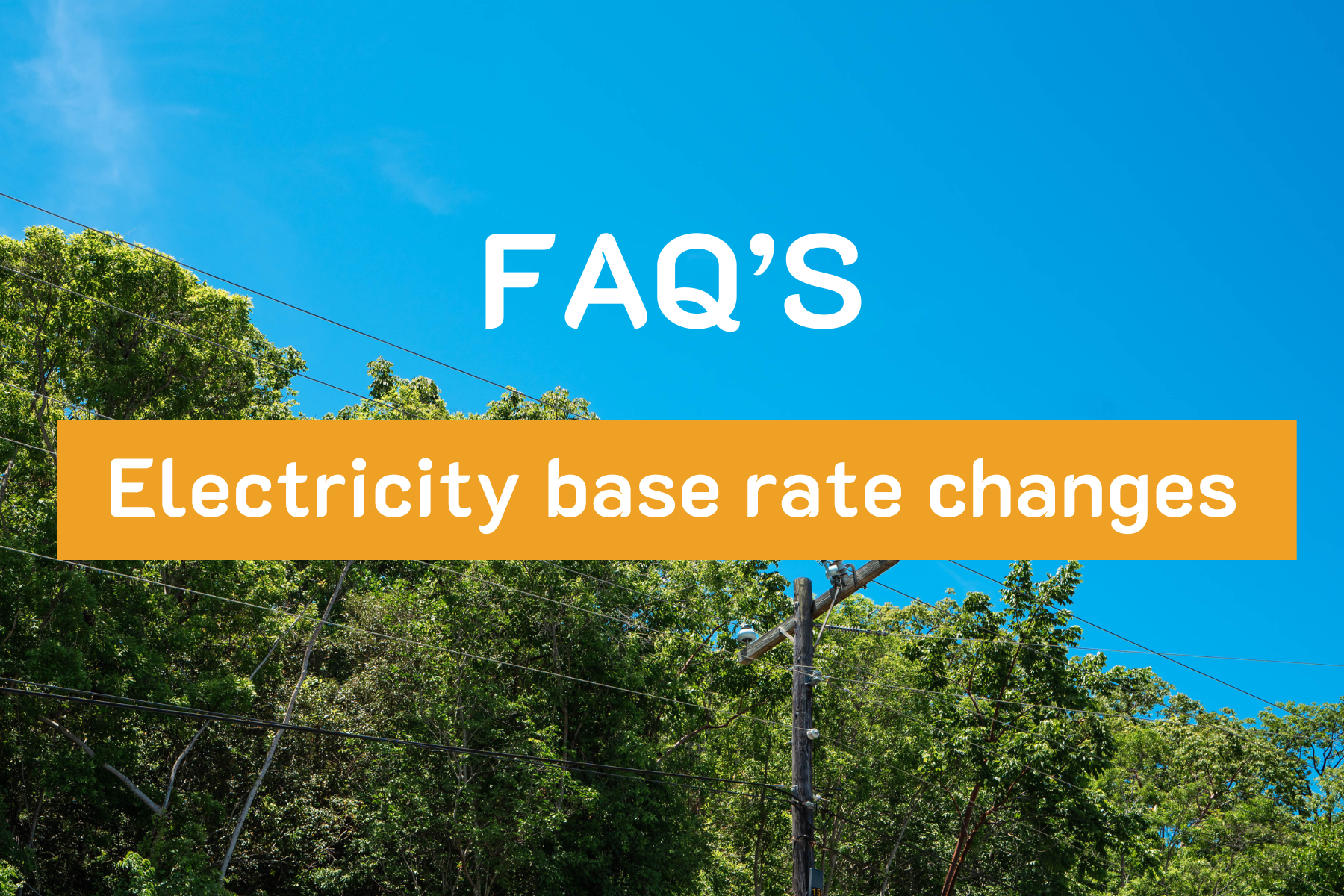 Electricity Rate Update